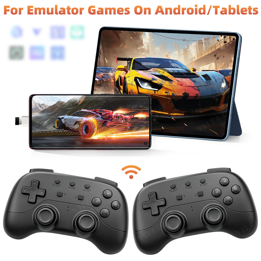 Retro Gaming Emulator Pc - VILCORN Budget 2.4G ワイヤレス コントローラー PC/Android