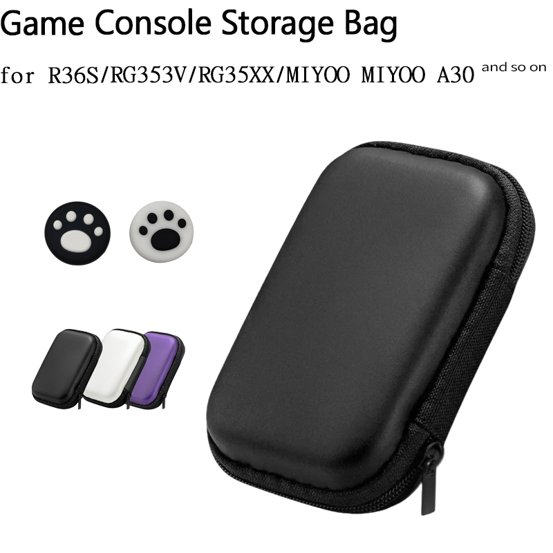 Retro Gaming Handheld 2026 - 2026 R36S BAG ポータブルゲームレトロゲーム機収納バッグ 保護ジッパーキャリーバッグ Evaハードハンドバッグ
