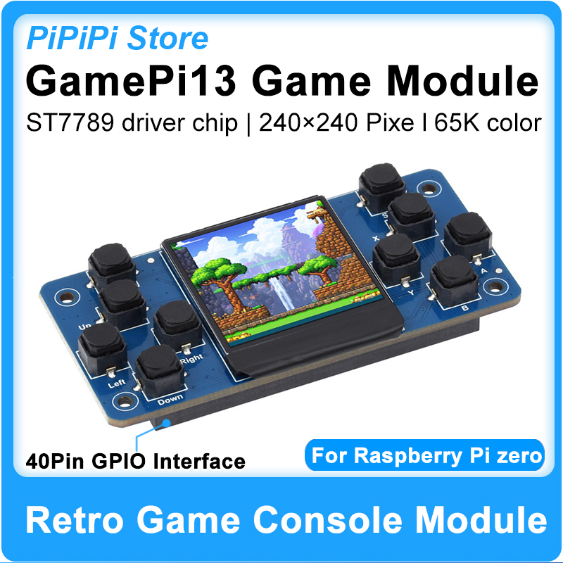 Retro Gaming With Raspberry Pi - GamePi13 レトロゲームコンソールモジュール 1.3 インチ LCD ディスプレイ