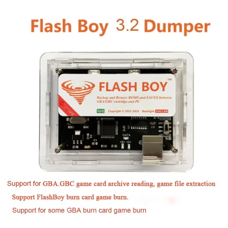 Rom Cartridge Flash - Flash Boy 3.2 サイクロンダンパー ゲームボーイGBC GBA