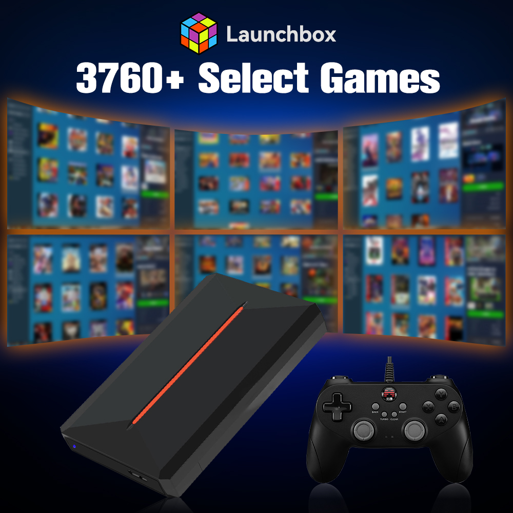 Retro Gaming Emulator Pc - Launchbox osレトロゲームコンソール,ps4,ps3,ps2,switch,wiiu,dc,n64,nesエミュレーター,PCおよびラップトップ用の3760以上のゲーム