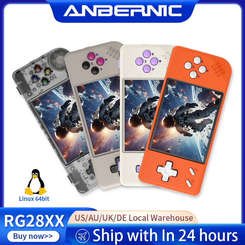 Retro Gaming Best Console - ANBERNIC RG28XX レトロハンドヘルドゲーム機 Linux 64ビット 3100mAh