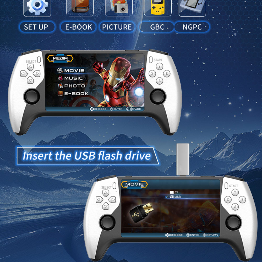 2026年新型SF3500 5インチ携帯ゲーム機 PS1 G - Retro Gaming Handheld 2026 のレビューと価格