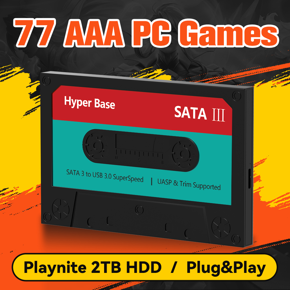 Playnite 2TB ゲーミング HDD、77 AAA  - Retro Gaming Emulator Pc のレビューと価格
