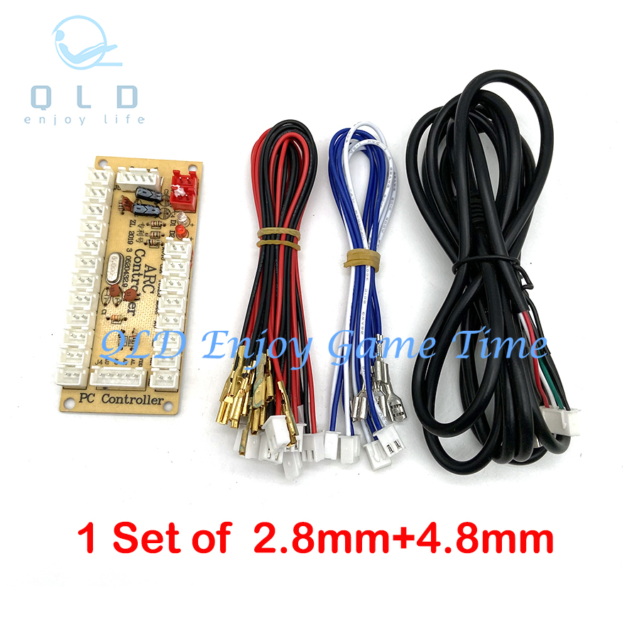 USBエンコーダー付きアーケードDIYキット、1プレイヤーコ - Arcade Button Kit のレビューと価格