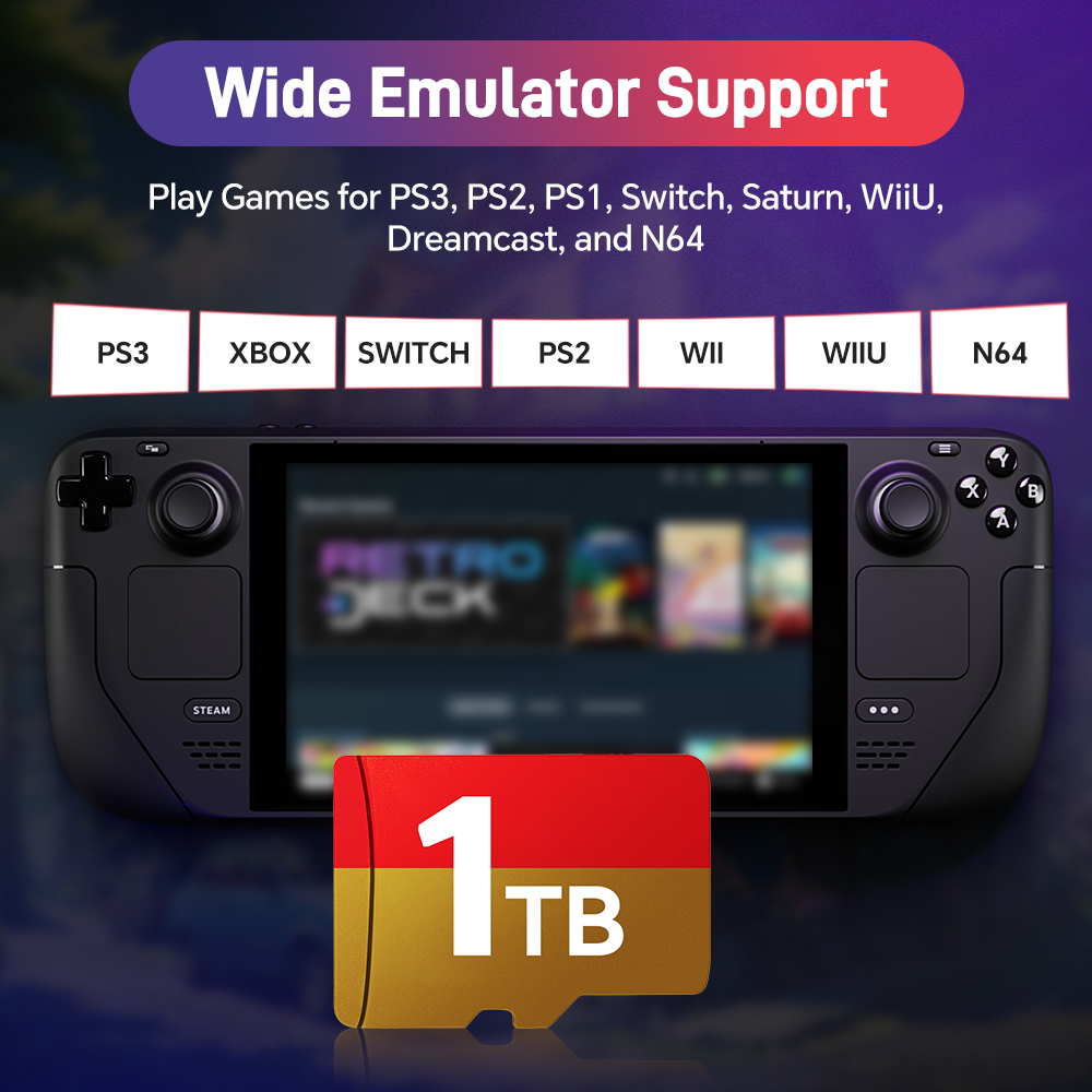 Steam Deck マイクロ SD カード レトロ ゲーム - Retro Gaming Emulator Pc のレビューと価格