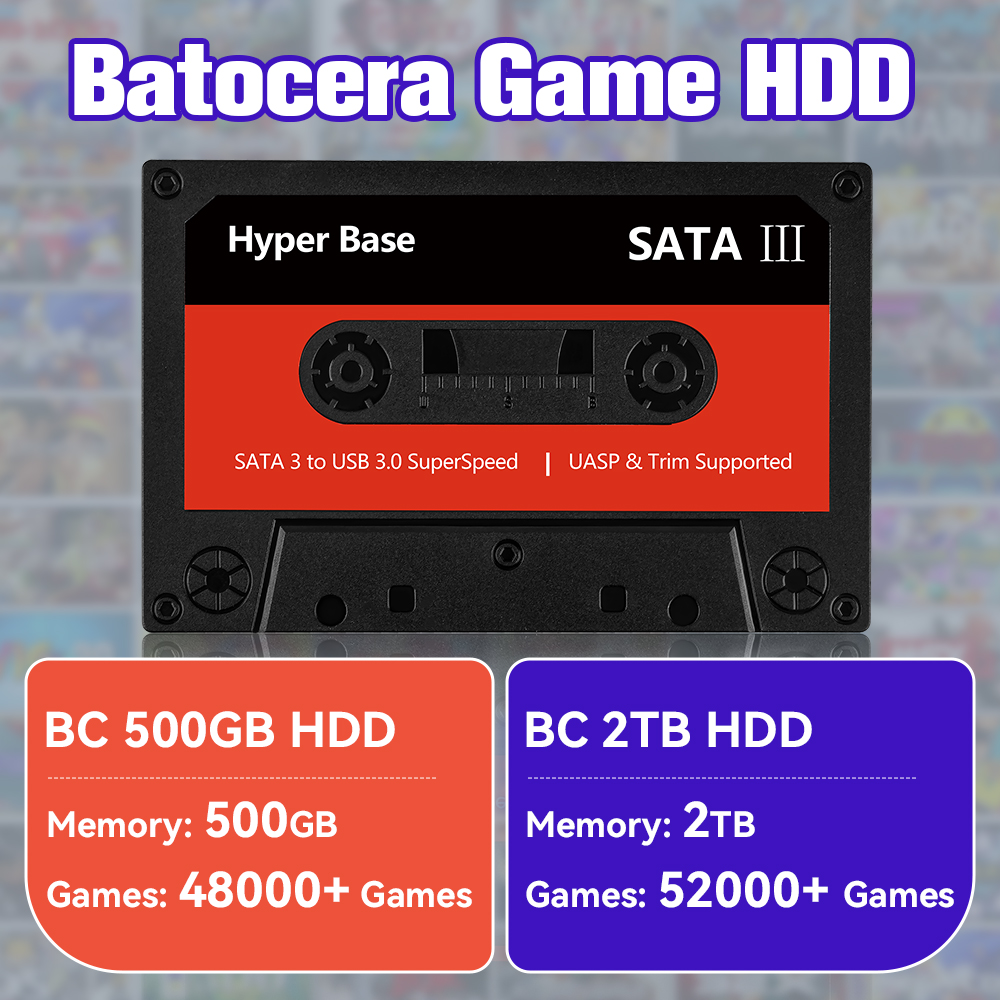 ハイパーベースバトセラ2TBゲーミングHDD内蔵、52000 - Retro Gaming Emulator Pc のレビューと価格