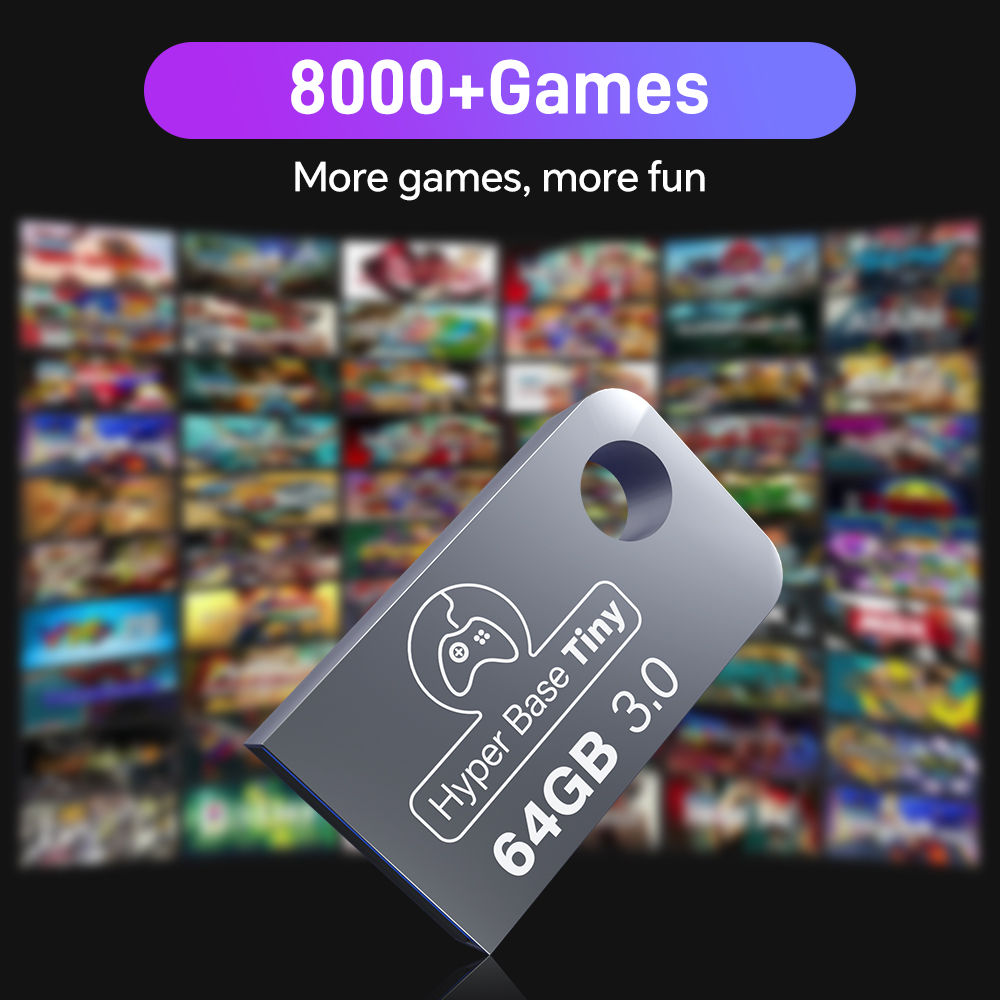 ポータブル小型 64 グラムゲーム USB フラッシュドライ - Retro Gaming Emulator Pc のレビューと価格