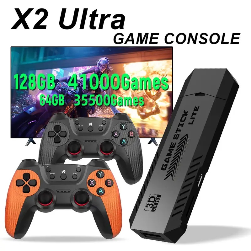 X2 Ultra Pro レトロゲームスティック 64GB  - Retro Gaming Best Console のレビューと価格