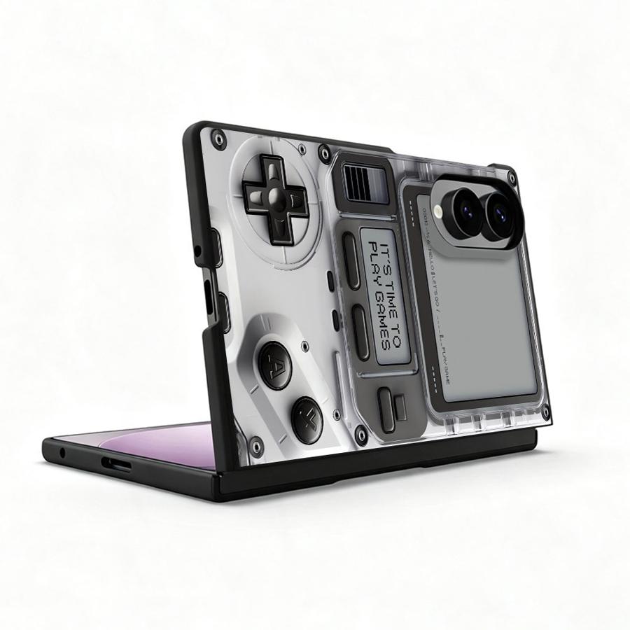 高級電話カバーケース Samsung Galaxy ZFol - Retro Gaming Best Console のレビューと価格