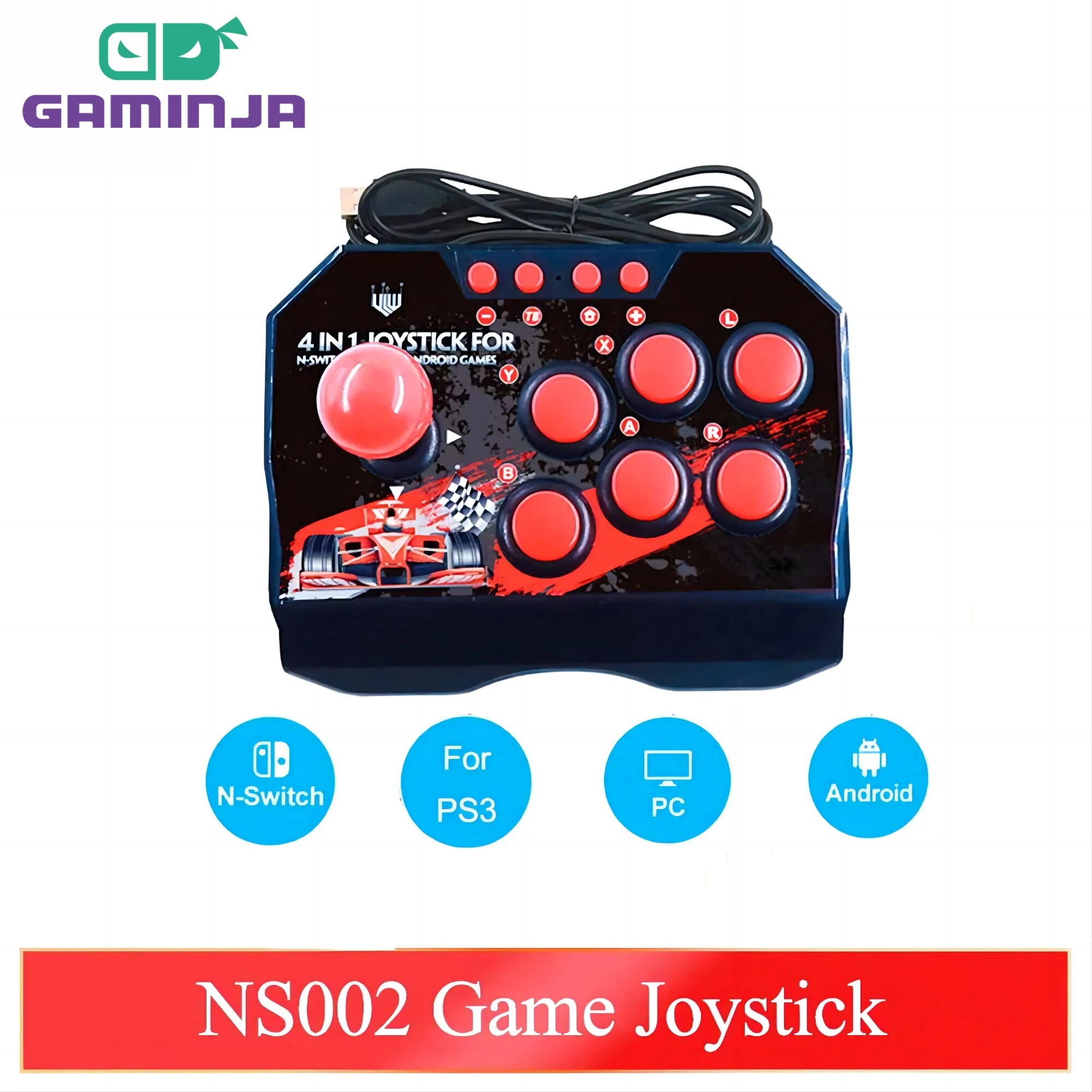 Gaminja ns002 4 in 1レトロなアーケードコ - Retro Gaming Best Console のレビューと価格