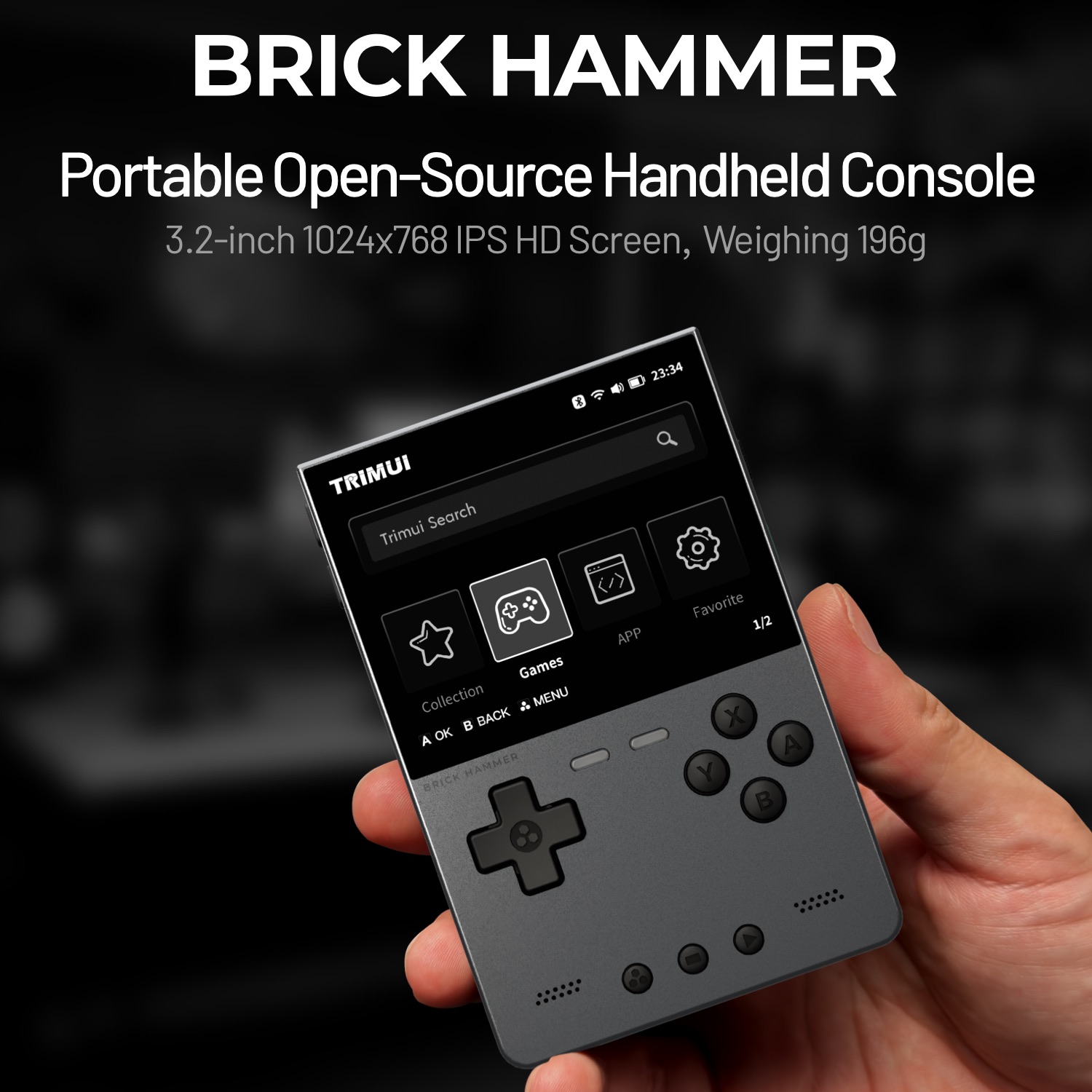 TRIMUI BRICK HAMMER レトロハンドヘルドゲ - Retro Gaming Mobile のレビューと価格