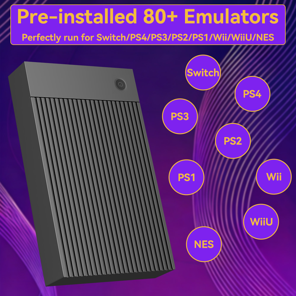 ポータブル4TBゲーミングHDD、59599種類のレトロ＆A - Retro Gaming Emulator Pc のレビューと価格