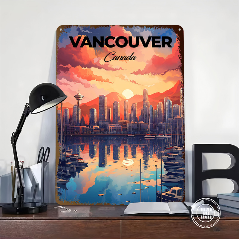バンクーバー旅行プリント印刷ポスターカスタマイズされたレトロ - Retro Gaming Vancouver のレビューと価格