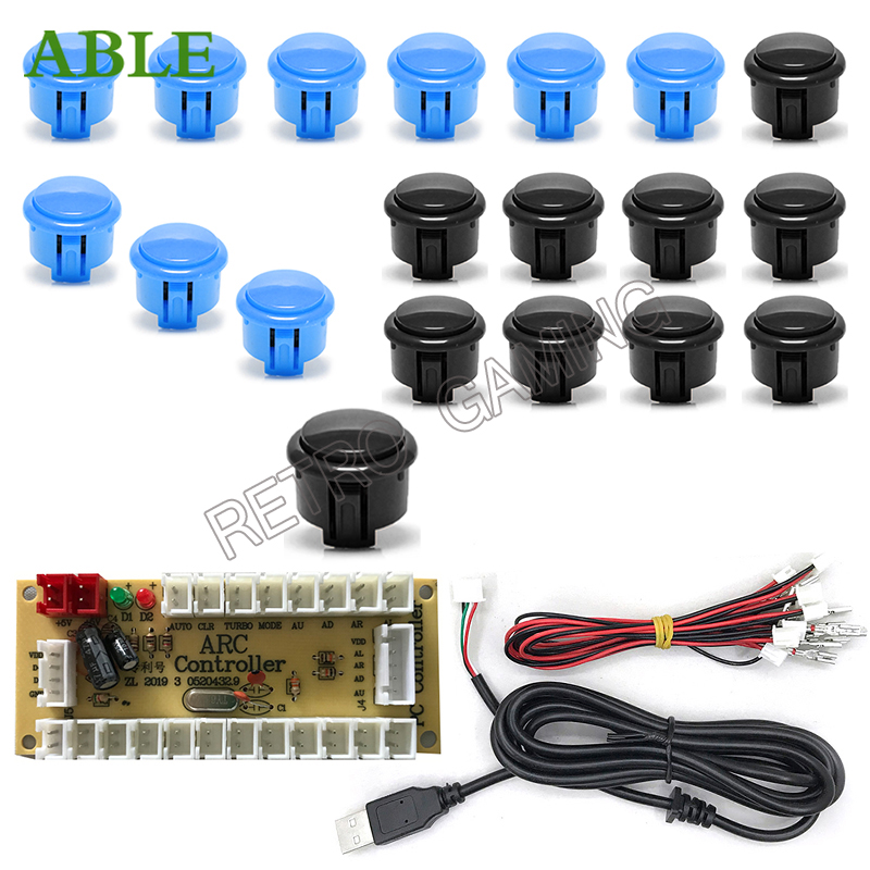 Hitbox-アーケードゲーム用の遅延なしのセット,Mame - Arcade Button Kit のレビューと価格