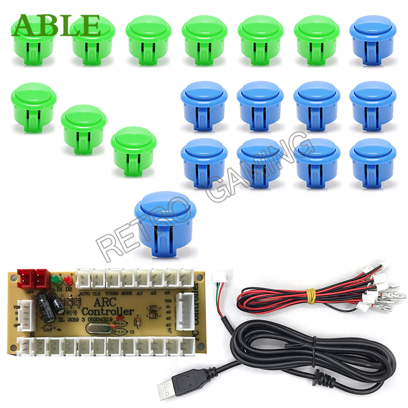 Hitbox-アーケードゲーム用の遅延なしのセット,Mame - Arcade Button Kit のレビューと価格